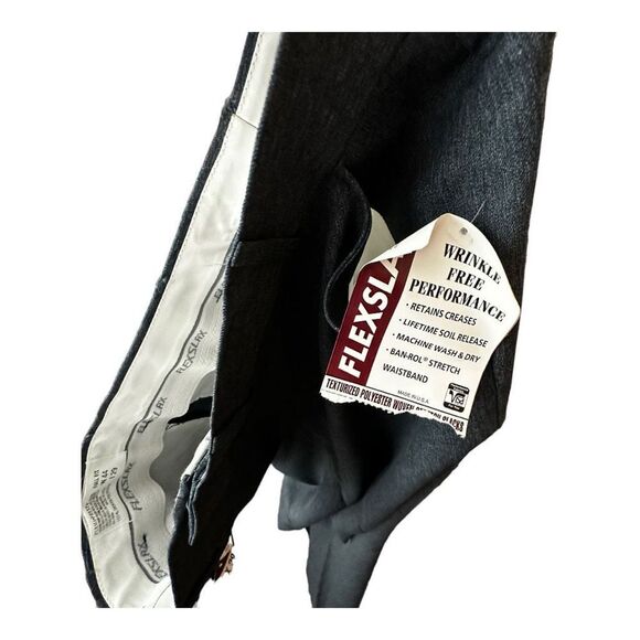 FlexSlax Wrinkle Free Performance Polyester Pants nwt 44X 29 - Picture 7 of 7